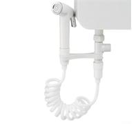 - Plastic Shower Shattaf Bidet Spray Kit for Toilet Abs Handheld Pressurized Douche Muslim 0. Having Head 5 Thread Wall Fittings Quick-Connect Hook (No Drilling Required)