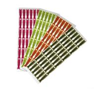 Plastic Shrimp Back Stickers for Fly Tying 4 Sizes Available Convenient for Quick Bait Crafting (M)