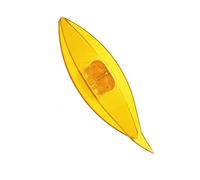 Plastic Shuttle Tatting for Lacemaking Hand Lace Craft Tool Yellow