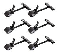 Plastic Sign Holder Clip,6 pcs Black Sign Clips Rotatable Pop Clip Merchandise Sign Clip Holder Stand Price Promotions Display Tag Clip Clamp,for Business Store Supermarket Office Exhibition