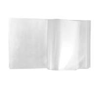 Plastic Silk Screen Stencil Folder Book for Ceramic Artists 28.2x16.2x0.8cm | White Minimalist Design, Space Saving Storage, Keeps Pattern Templates Secure in Studio or Classroom