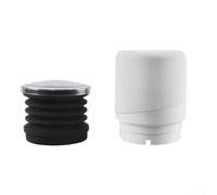 Plastic Single Dose for HOPPER and Grounds Bin for Baratza for FORTE Coffee Grinder, White Bean Container and Black Catch Bin Accessory(Transparent White)