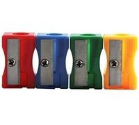 Plastic Single Hole Pencil Sharpener 483005 Pack 10 (MULTI, 2)