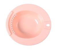 Plastic Sitz Bath Basin Pink for Pregnant Women and Postoperative Care | High Temperature Resistant, Non-slip Bottom, Patient Care Use, Helps Soothe and Support Wound Healing