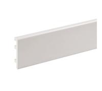 Plastic Skirting Board PVC Status Line Cashmere Grey 80mm x 2.2m Water Resistant Skirting Board for Bathroom, Kitchen & Living Areas, UV Resistant, Impact Resistant, Easy Clean Lacquered Finish