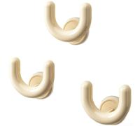 Plastic Slipper Rack with Vacuum Suction Cups Wall Mount Bathroom Organizer No Drilling U Shaped Design for Towels and Footwear (C)