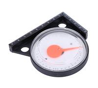 Plastic Slope Inclinometer Angle Finder for High Accuracy Measurement Adjusting, Small Body Slope Level Meter for Woodworking Tools, Machinery, and Desktop, Crystal-like Transparency Material