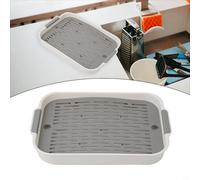 Plastic Small Animal Litter Tray with Large Space and Raised Grid Design for Hygienic Waste Management, Suitable for Guinea Pigs and Ferrets (C)