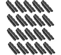 Plastic Snap Clamp, 20Pack 22mm Greenhouse Frame Tube Rod Clip, ABS Greenhouse Frame Pipe Tube, Plastic Garden Buildings Tube Clip, Snap Net Fixed Pipe Clamps for Season Plant Supplies