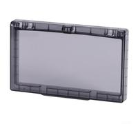 Plastic Socket Waterproof Box Wall-mounted Protection, Safeguards Your 86 Type Outlets From Moisture(Black)