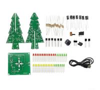 Plastic Soldering Practice Kit 60mm Flashing LEDs(A)