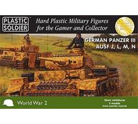 Plastic Soldier 15mm German Panzer III Ausf. J L M N # WW2V15010 by Plastic Soldier Company