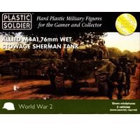 Plastic Soldier Company Allied M4A1 76mm Wet Stowage Sherman Tank - 15mm Miniatures