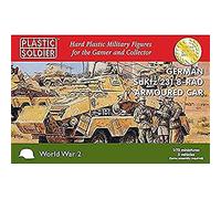 Plastic Soldier German SdKfz 231 8 Rad Heavy Armoured Car 1/72nd Miniature,Multicolour,Small