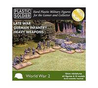 Plastic Soldier Late War German Heavy Weapons 15 mm Miniature, Multicolor