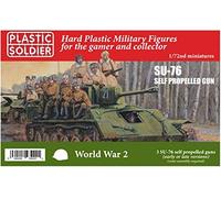 Plastic Soldier Russian SU 76 Self Propelled Artillery 1/72nd Miniature, Multicolor