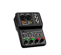 Plastic Sound Card Portable Mini USB Power Audio Mixer Indoor Studio Voice Recording Live Streaming Notebook Computer Console
