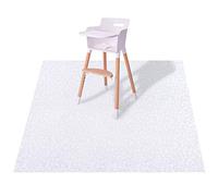 Plastic Splat Mat for Baby, Easy Cleaning Vinyl Floor Mat for Baby, Waterproof High Chair Floor Protector Feeding Floor Cover by MatLeya, 54 inches