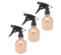 Plastic Spray Bottle - Pack of 3 - Rose Gold - a Perfect Way to Moisten or Dampen Hair Before Cutting - or Even Just to Tame It Before Brushing