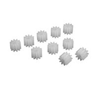 Plastic Spur Gear, Plastic Motor Gear 0.5M 10T 5.7mm Diameter Pack Of 10 1.5mm & 2mm Bore(1.5mm bore)