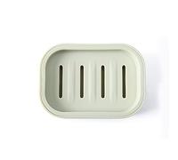 Plastic Square Soap Dish Bar Soap Holder for Shower Bathroom,Kitchen,Easy Cleaning，Green