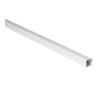 Plastic Square Tubes White, Pvc Box Section, Pvc Pipe, 1 Metre, 25mm