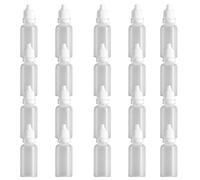 Plastic Squeezable Dropper Bottle 20PCS Plastic Dropper Container 15ml Empty Squeezable Liquid Bottle Eye Bottles with Childproof Cap