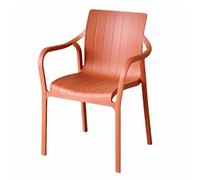 Plastic Stacking Chairs Dining Side Chair Outdoor Patio Chairs Modern Patio Seating Furniture Balcony Outside Garden Chair for Restaurant