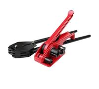 Plastic Steel Belt Manual Baler Silent Handmade Baling Band Strapping Machine To Strengthen The Tensioner Clamp Buckle Pliers Combination Set Ease Of Use(Red Normal Combo)