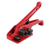 Plastic Steel Belt Manual Baler Silent Handmade Baling Band Strapping Machine To Strengthen The Tensioner Clamp Buckle Pliers Combination Set Ease Of Use(Red Normal Tightener)