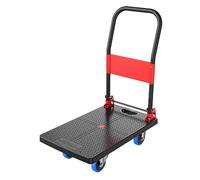 Plastic Steel Flatbed Trolley