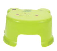 Plastic Step Stool Cartoon Green Nonslip Bathroom Foot Stool