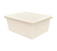 Plastic Storage Box 10 Litres - Cream by Thumbs Up Bury