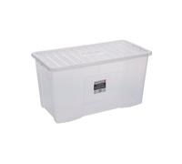 Plastic Storage Box 110 Litres Extra Large - Clear Crystal by Wham