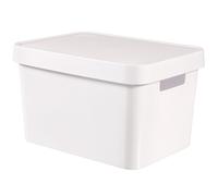 Plastic storage box with lid and handles Curver Infinity various colours 17L