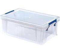 Bankers Box Prostore Storage Box 10 L Transparent 39.5 x 25.5 x 15.5 cm Pack of 4