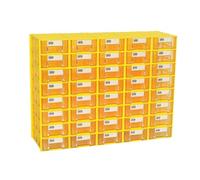 Plastic Storage Drawer Organizer for Crafts and Tools - Stackable Teacher Toolbox Bead & Small Parts Cabinet for Garage, Home, Business & Scrapbooking