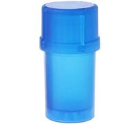 Plastic Storage Jar Manual Grinder Storage Container Small Clear Bottle with Built-in Spice Grinders
