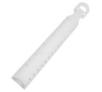 Plastic Straight Ruler Centimetre Scale Tool with 2X Magnifying Bar | ABS Build, Portable Carry, Line Marking for Artists, Designers, Sketchbooks and Small Print Markings