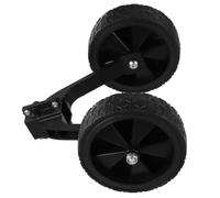 Plastic String Trimmer Support Wheel Replacement for Lawn Edging | Black PP Construction, Reduces Vibration and Arm Strain, for Worn Wheel Swaps, Commercial Landscaping Use