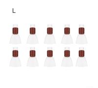 Plastic Suona Reeds for Chinese National Musical Instrument, 10 Pcs Set with Copper Components, Transparent Mouthpieces, Compact Size(L SIZE)