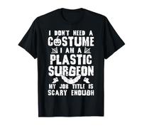 Plastic Surgeon Halloween Costume Scary Funny Boo T-Shirt