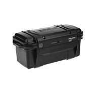 Plastic Survival Storage Box Container, Outdoor Shockproof Sealed Waterproof Boxes Survival Dry Airtight Case, 3 Sizes, Black