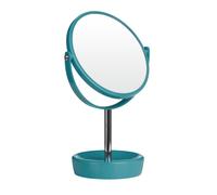 Plastic Swivel Table Mirror Premier Housewares Turquoise One Size