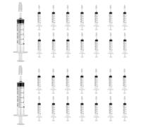 Plastic Syringe Set - 30pcs No Needle Feeding Syringes with Caps, 5ml Syringe for Measuring Liquids, Feeding Pets, and Scientific Labs Experiment