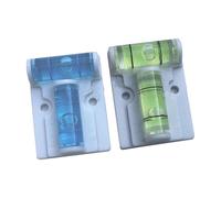 Plastic T-Type Spirit Level Scope with Bubble Inclinometer for Horizontal Leveling, 2 Pack