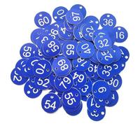 Plastic Table Numbers, Round ABS Engraved Number Tags 1-200 200PC