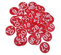 Plastic Table Numbers, Round Plastic Engraved Number Tags,200PC,ABS 1-200,3.5cm Garden School