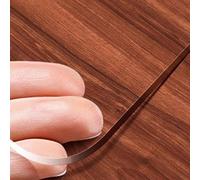 Plastic Tablecloth 100% Clear Waterproof Oil-Proof Spill-Proof Vinyl PVC Table Cloth, Wipeable Rectangle Table Protector Cover for Outdoor/Indoor Dining Table Mat(90x190cm/35.4x74.8in)