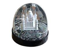 Plastic Taj Mahal in Water Figurine, Multicolour